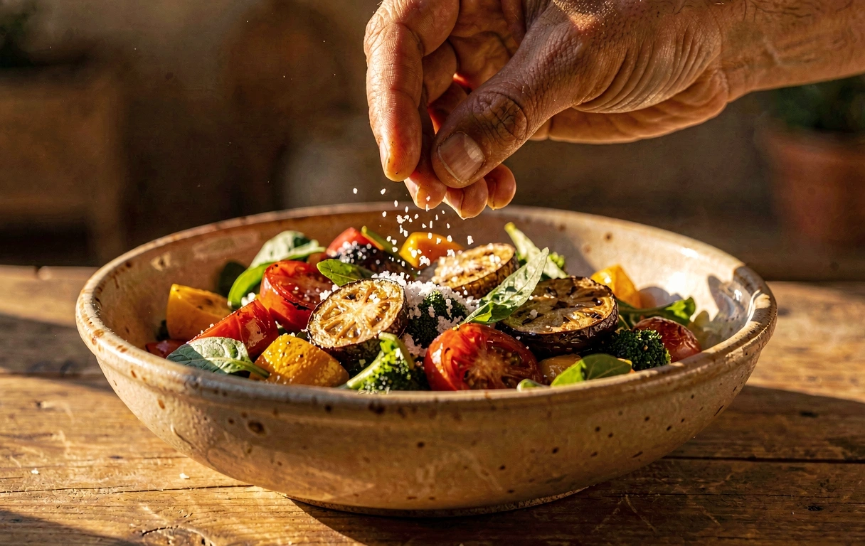 Preparación de plato equilibrado